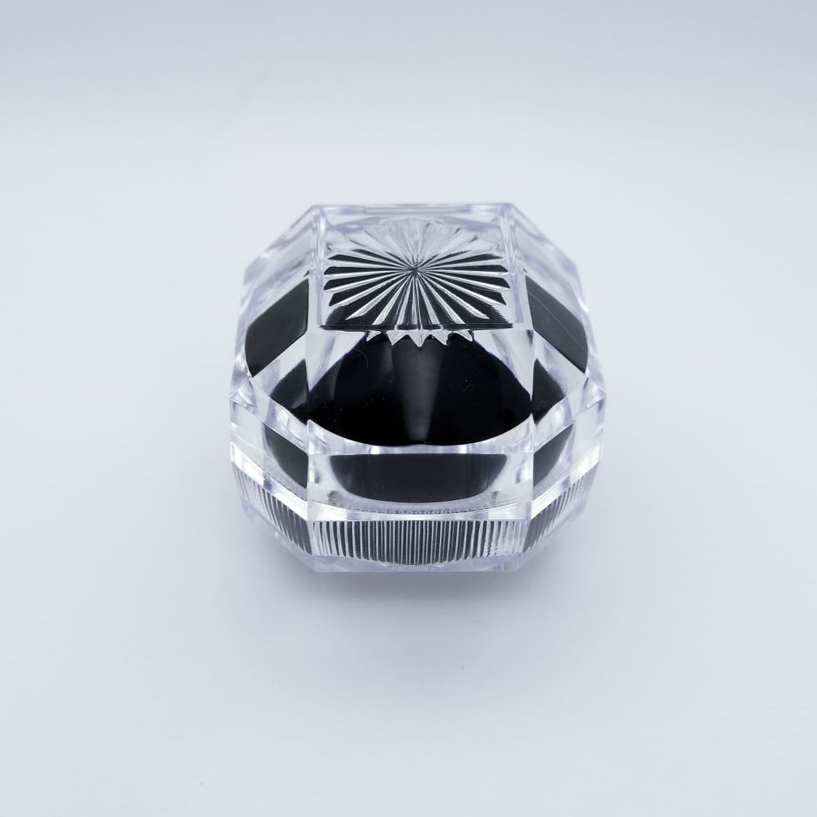 #ACC103 - Caja De Anillo Transparente Mediana