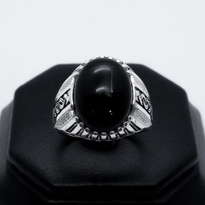 #AC103 - Anillo De Caballero De Plata - IP8.0