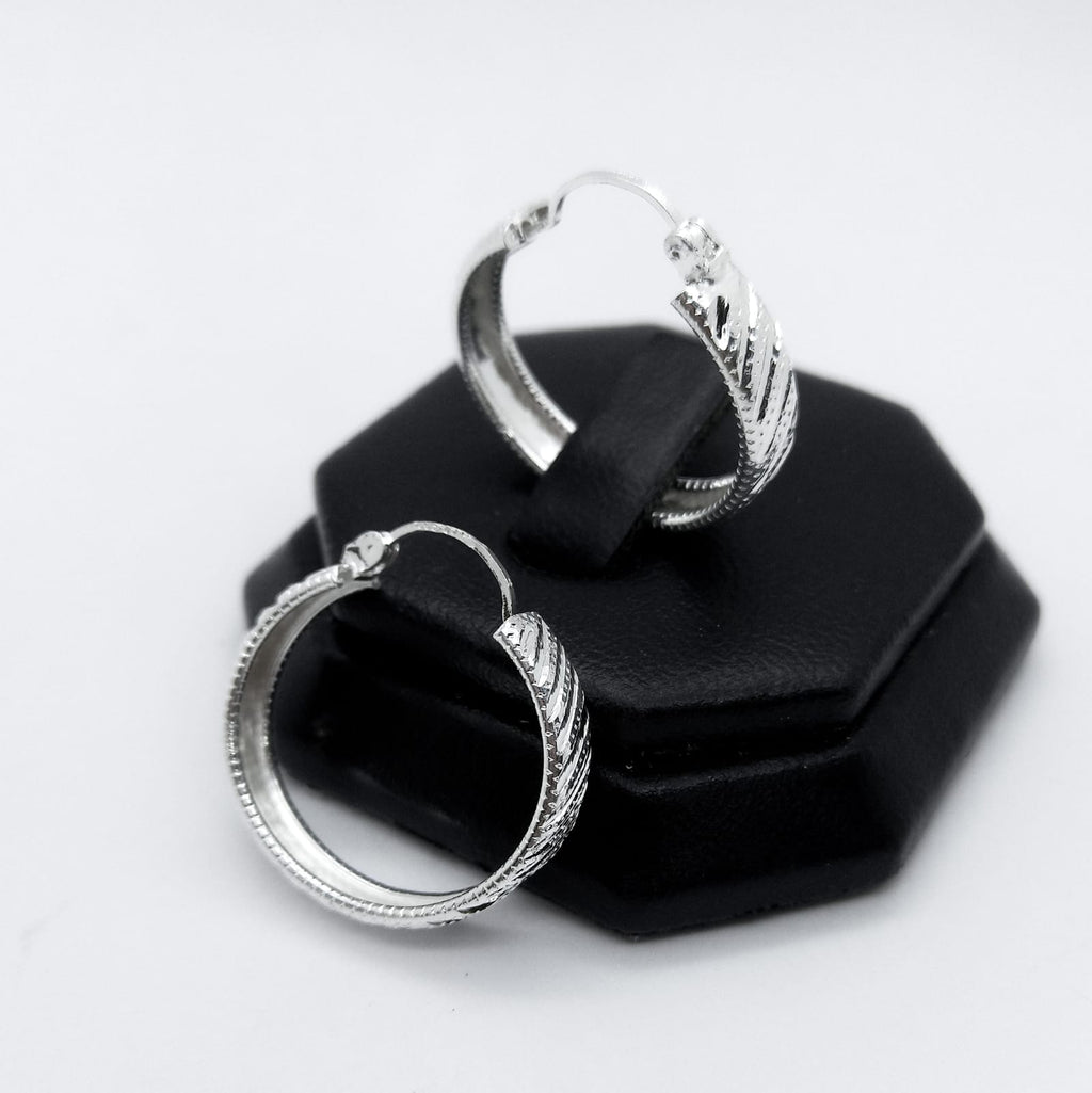 #ARR106 - Arracada Diamantada Plata - ZC4.1