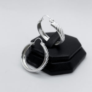 #ARR106 - Arracada Diamantada Plata - ZC4.1