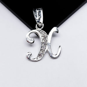 #D116 - Dije De Letra Con Zirconia De Plata - B09/1.5