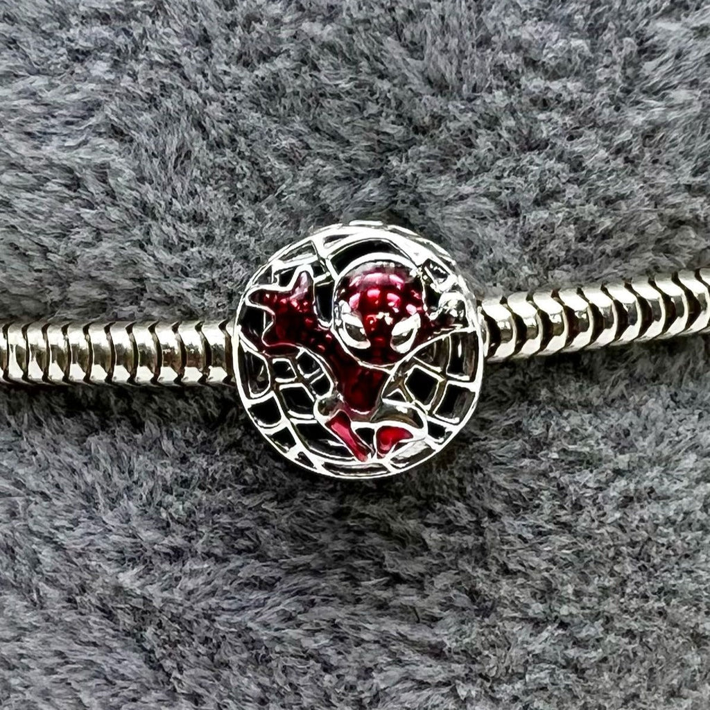 #PAN217 - Charm Hombre Araña / Spiderman Plata- B12/2.0